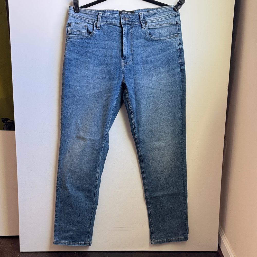 Kenneth Cole New York Men's Athletic Fit Denim Jeans